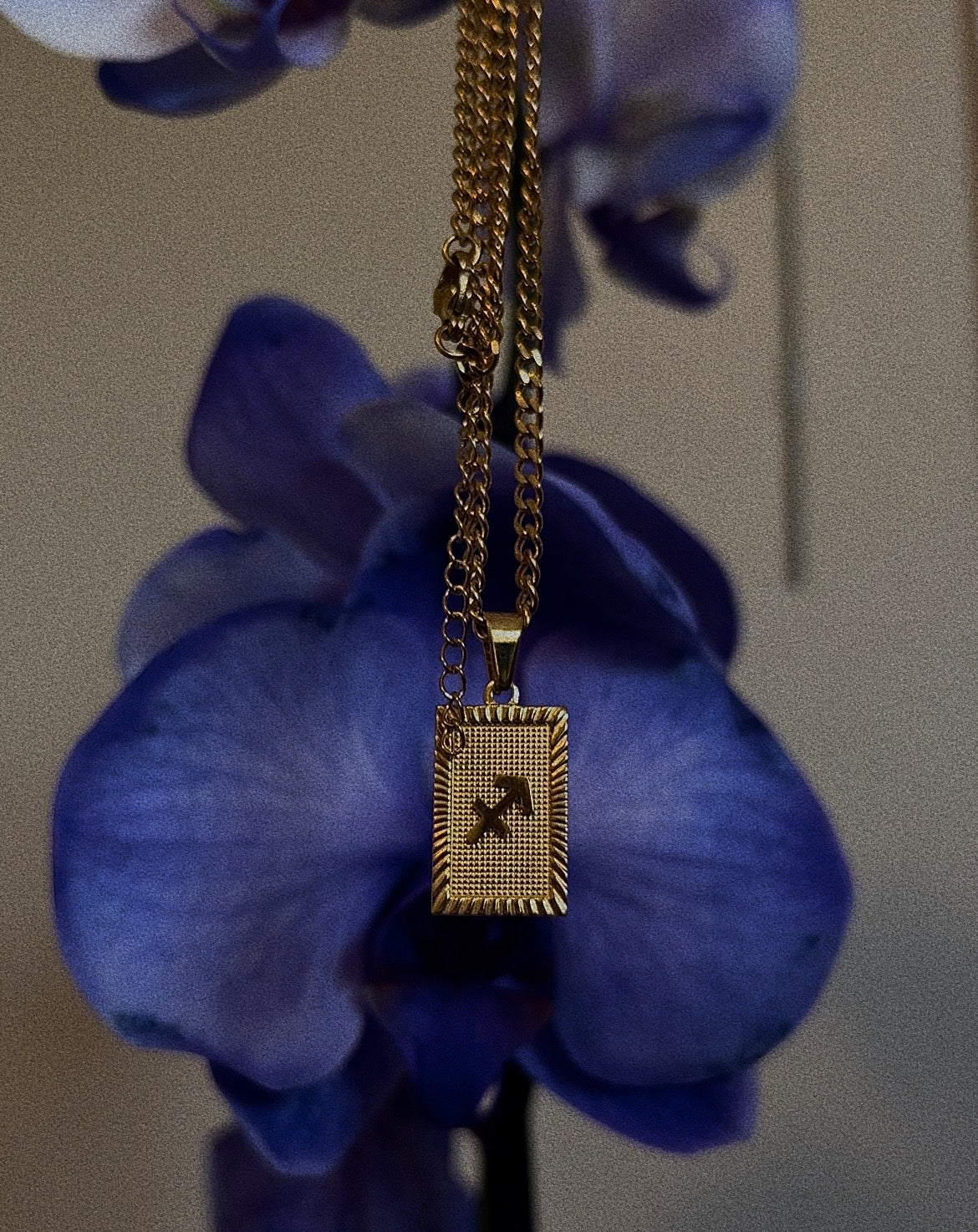 Sagittarius zodiac necklace | 18k gold plated