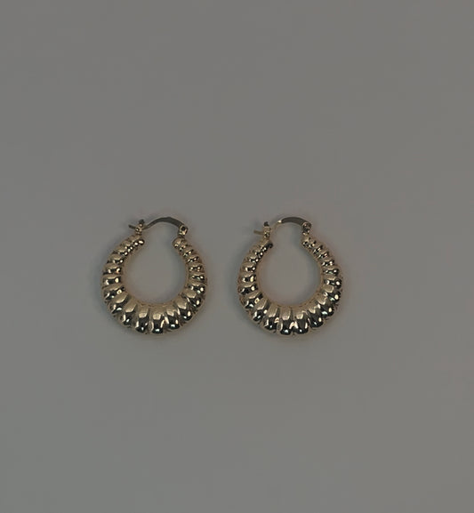 The Sade Hoops | 18k gold plated